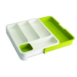 Joseph Joseph Expandable Cutlery Tray Green