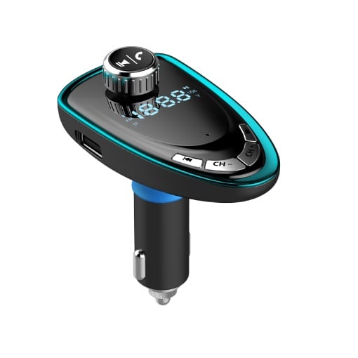 Smugg A27 Bluetooth FM Transmitter Car Kit Blue