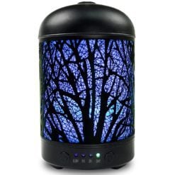 GreenLeaf Forest Ultrasonic Essential Oil Diffuser & Humidifier 100ml, Black