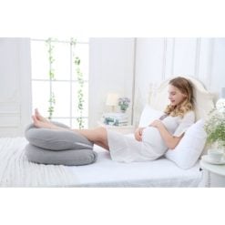 GreenLeaf Full Body Pregnancy Pillow C Shape - Grey