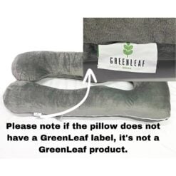 GreenLeaf Full Body Pregnancy Pillow U Shape - Grey