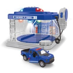 Time2Play Kids Police Car Wash Set Blue