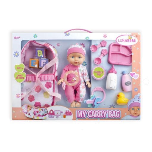 Time2Play Functional Baby Doll with Carry Bag