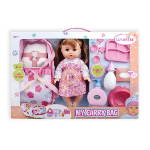 Time2Play Functional Doll Set with Carry Bag Blond Hair