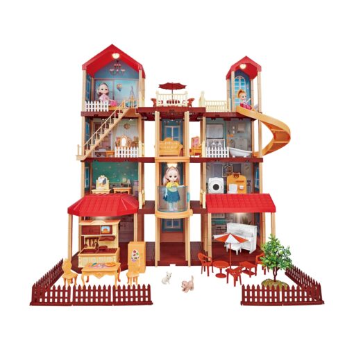 Time2Play DIY 4 Story Dream Doll House - 407 Pieces