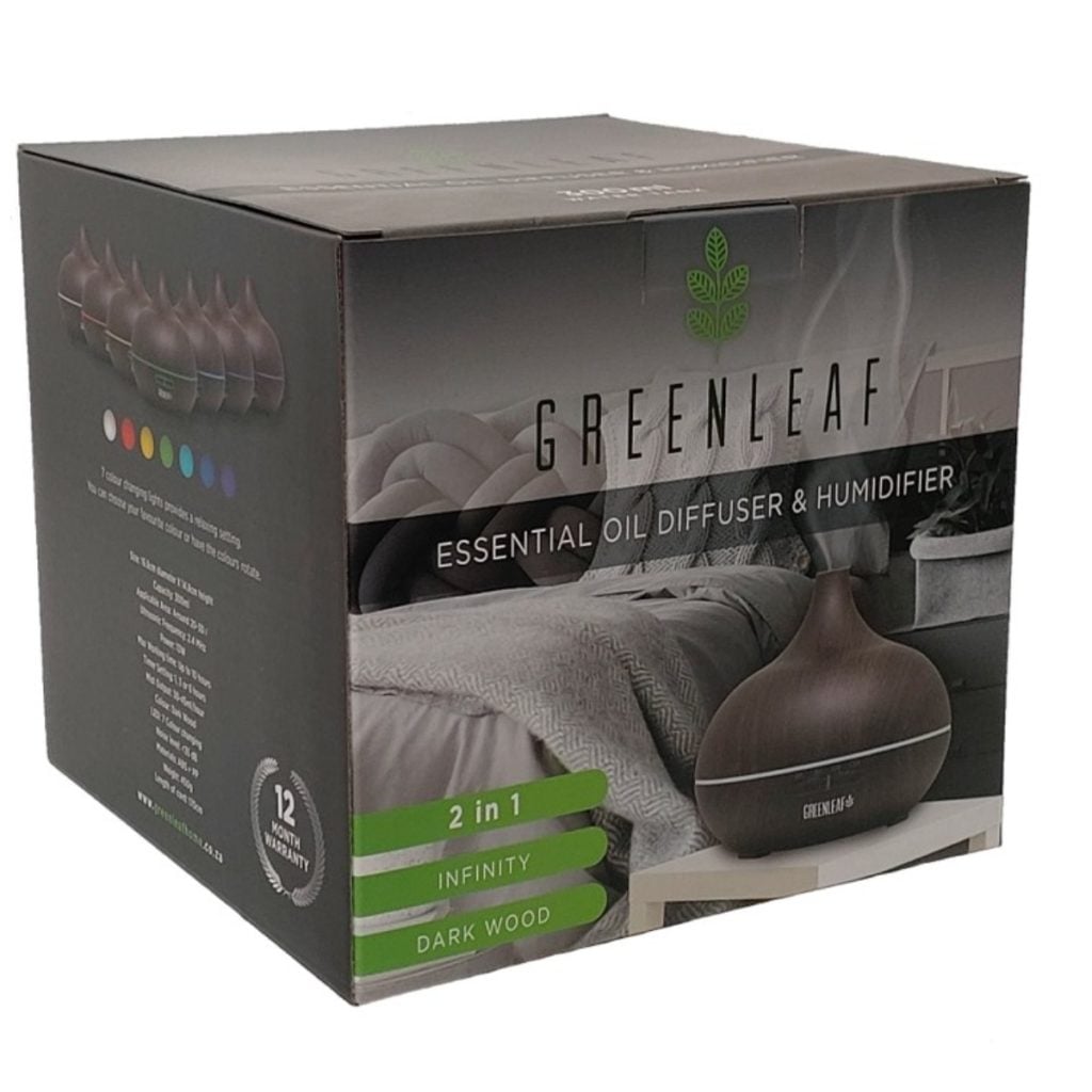 GreenLeaf Ultrasonic Essential Oil Diffuser and Humidifier GreenLeaf Home