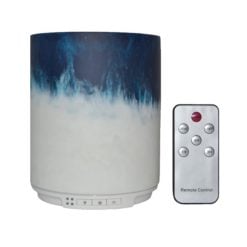 GreenLeaf Candle Ultrasonic Essential Oil Diffuser & Humidifier 250ml with LED Lights Blue