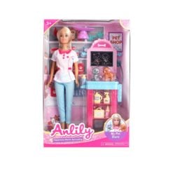 Time2Play Kids Doll and Pet Shop Set