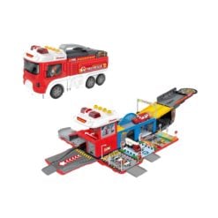 Time2Play Fire Rescue Truck Play Set with Sound and Lights