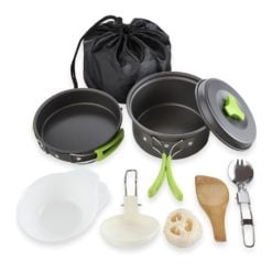 CheffyThings Stainless Steel Camping Cookware Set