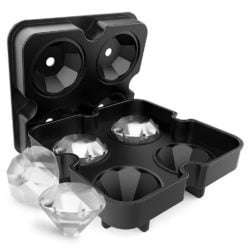 CheffyThings Silicone Diamond Shape Ice Tray