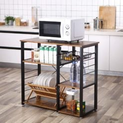 Bragg Sydney Rustic Kitchen Baker's Rack