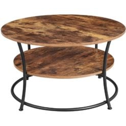 Bragg Miami Rustic Round Coffee Table