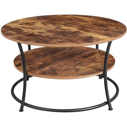 Bragg Miami Rustic Round Coffee Table