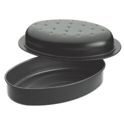 MasterClass Non-Stick Covered Oval Mini Roasting Pan