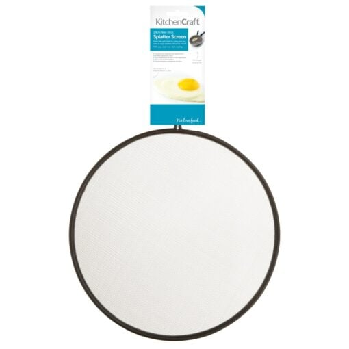 KitchenCraft Black Wire 29cm Non-Stick Splatter Screen