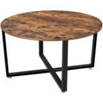 Bragg Boston Round Coffee Table, Brown
