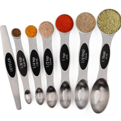 CheffyThings Magnetic Measuring Spoon Set 7 Piece - Image 2