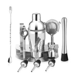 CheffyThings 12 Piece Stainless Steel Cocktail Set 750ml