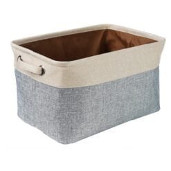 GreenLeaf Foldable Storage Basket Grey and Beige