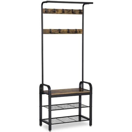 Bragg Lucerne Coat and Shoe Rack with bench