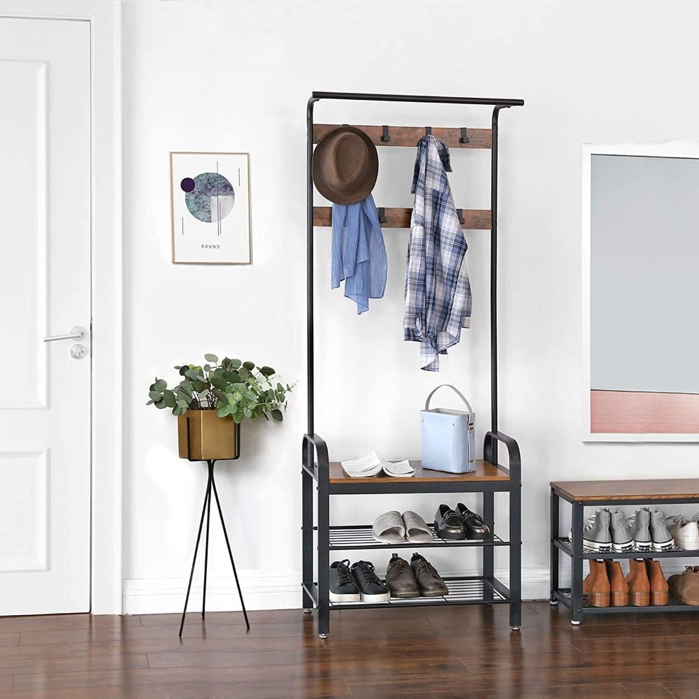 Hsr40b coat clearance rack bench