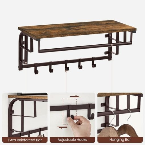 wall mounted coat rack