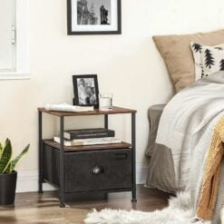 Bragg Budapest Side Table with Storage Drawer