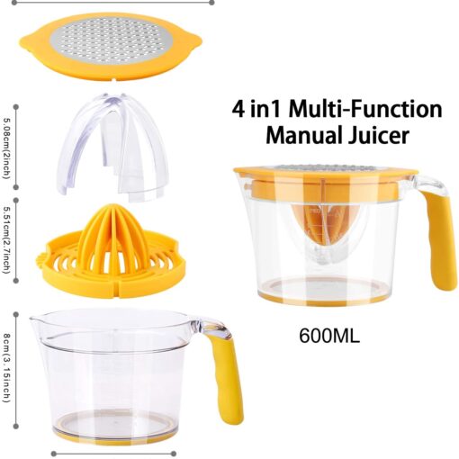CheffyThings Multi-functional Citrus Juicer and Grater - Image 3