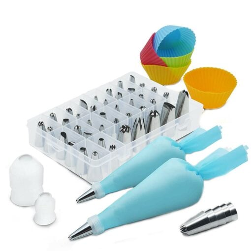 CheffyThings Cupcake Decorating Set 70 Piece