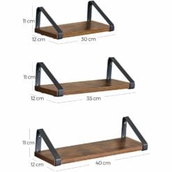 Bragg Dublin Floating Wall Shelves