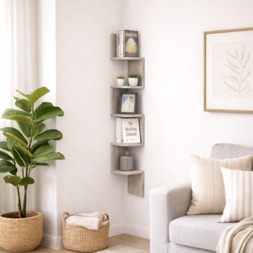 Bragg Corner Display Floating Book Shelf Lifestyle