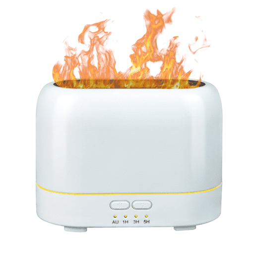 GreenLeaf Flame Ultrasonic Essential Oil Diffuser and Humidifier 200ml White - Image 2