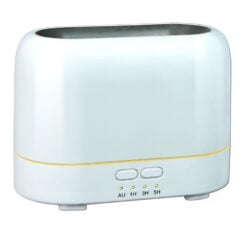 GreenLeaf Flame Ultrasonic Essential Oil Diffuser and Humidifier 200ml White