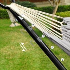 Songmics Outdoor Hammock with Stand Features