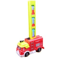 Time2Play Kids Domino Fire Truck, Multi-Colour Set