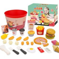 Time2Play Kids Fast Food Bucket Set, 32 Piece