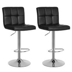 Songmics Adjustable Swivel Bar Chair, Set of 2