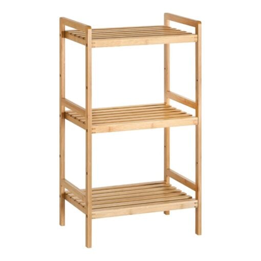 Songmics 3-Tier Bamboo Storage Rack Plain
