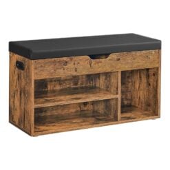 Bragg Valencia Shoe Rack Storage Bench, Brown