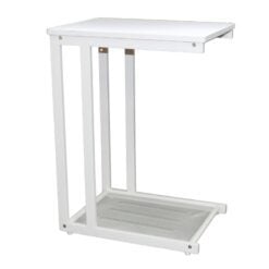 Bragg Madrid Side End Table, White