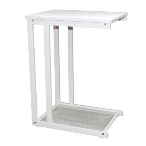 Bragg Madrid Side End Table, White