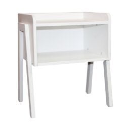 Bragg Rio Bedside Table, White