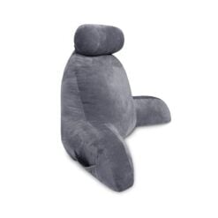 GreenLeaf Deluxe Comfort Reading Pillow Grey side