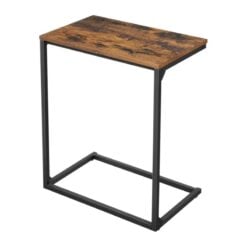 Bragg Loreto Side End Table, Brown