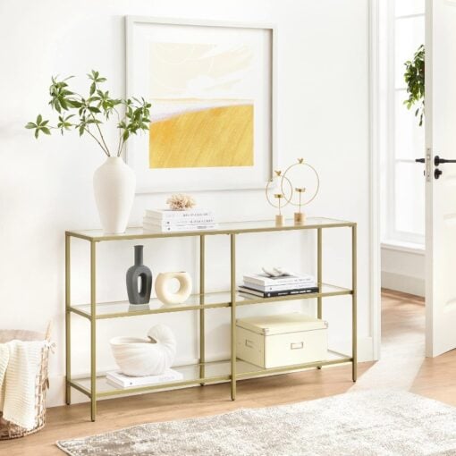 Bragg Salem Entryway Console Table 130cm, Gold lifestyle