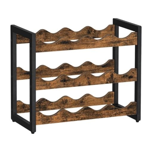 Bragg Tuscany 3-Tier Countertop Wine Storage Rack, 12 Bottles