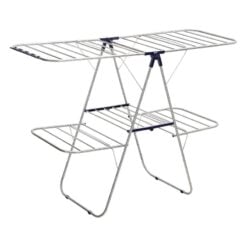 Songmics 2-Tier Freestanding Clothes Drying Laundry Rack