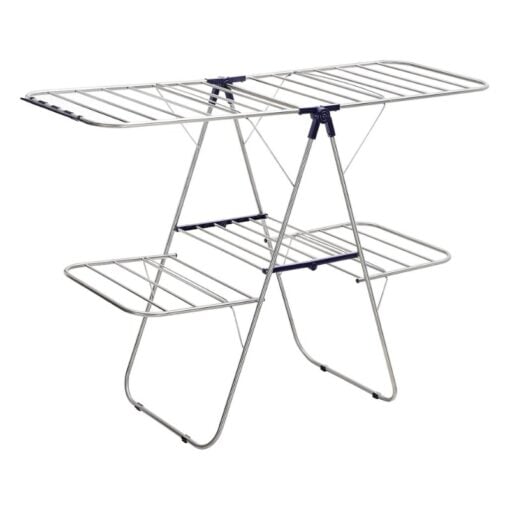 Songmics 2-Tier Freestanding Clothes Drying Laundry Rack