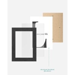 Songmics Set of 10 Picture Frames, Black